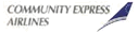 Filename=communityexpressairlines.gif
Filesize=2KiB
Dimensions=127x32
Date added=Apr 10, 2006 communityexpressairlines.gif